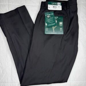 Lauren Ralph Lauren Men's Dress Pants Classic Fit Ultraflex Size 33x30 Black NWT